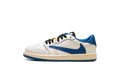 Air Jordan 1 Retro Low OG SP Fragment x Travis Scott Sail Military Blue (PS)