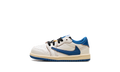 Air Jordan 1 Retro Low OG SP Fragment x Travis Scott Sail Military Blue (TD)