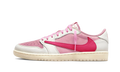 Air Jordan 1 Retro Low OG SP Travis Scott Sail Tropical Pink