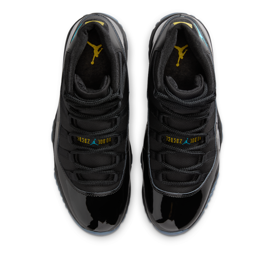 Air Jordan 11 Retro Gamma Blue (2025), Black/Gamma Blue/Varsity Maize (CT8012-047 / 378038-047)
