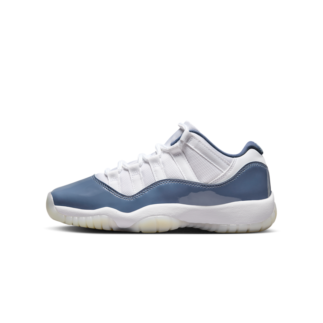 Air Jordan 11 Retro Low Diffused Blue, White/Midnight Navy/Diffused Blue/Football Grey (FV5121-104)