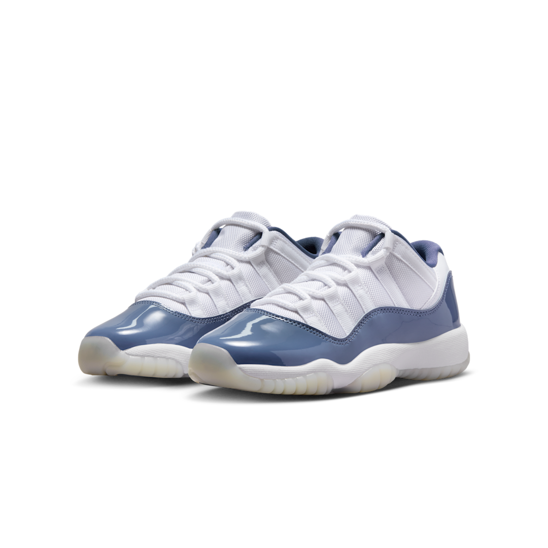 Air Jordan 11 Retro Low Diffused Blue, White/Midnight Navy/Diffused Blue/Football Grey (FV5121-104)