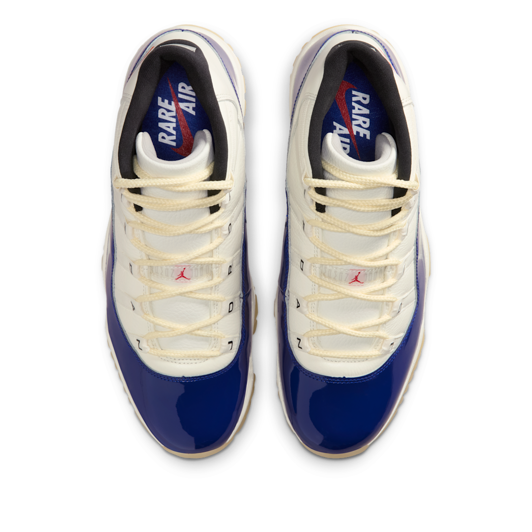 Air Jordan 11 Retro Rare Air, Deep Royal Blue/Fire Red/Sail/Black/Muslin (IH0296-400)