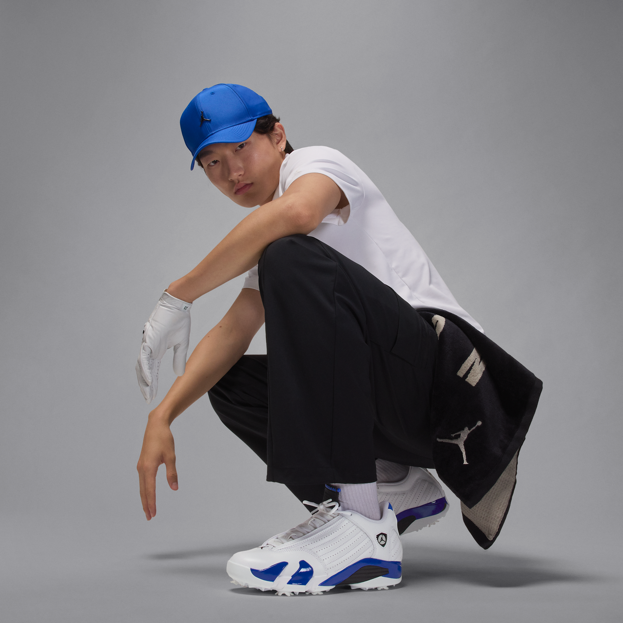 Air Jordan 14 Retro Golf White Hyper Royal