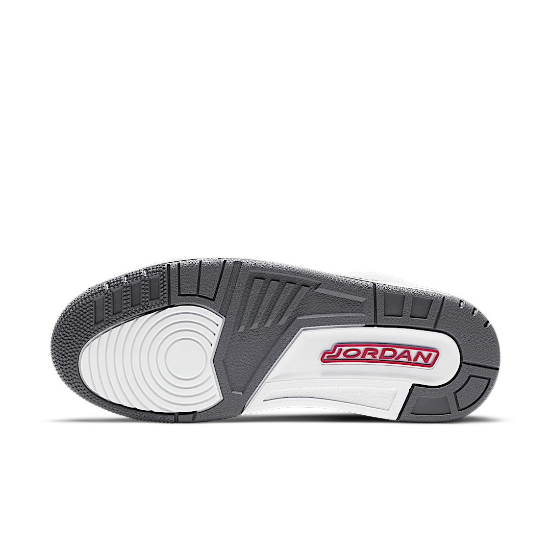 Air Jordan 3 Retro Cool Grey (2021), Silver/Light Graphite-Orange Peel-Sport Red (CT8532-012 / 398614-012)