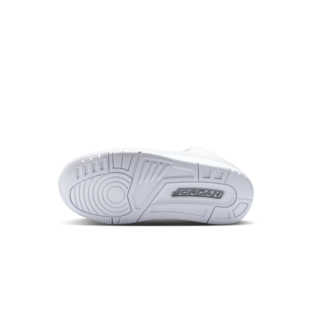 Air Jordan 3 Retro White/White/Metallic Silver