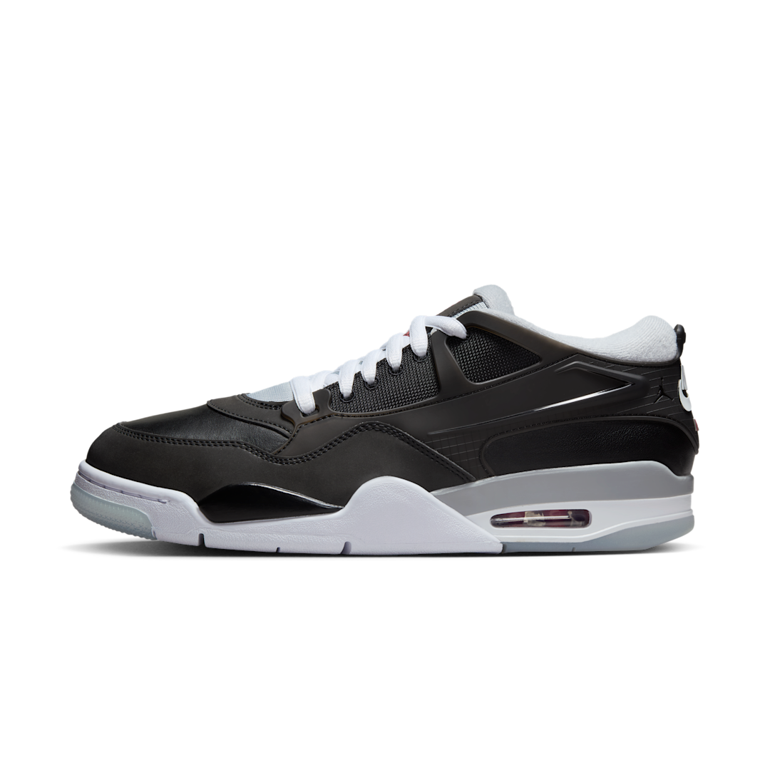 Air Jordan 4 RM Black Metallic, Black/Wolf Grey/White/Fire Red (HV5184-010)