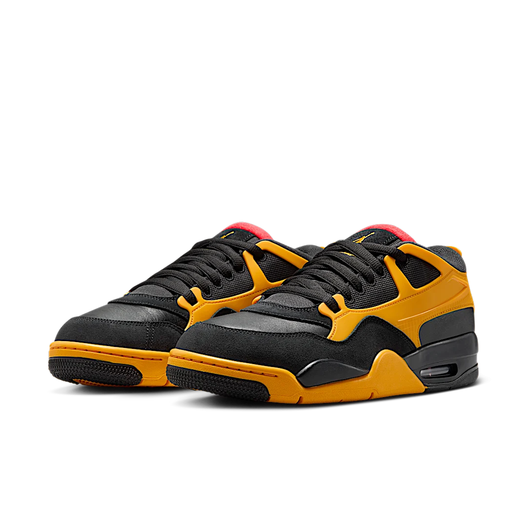 Air Jordan 4 RM Bruce Lee, Black/Comet Red-Del Sol (FQ7939-007)