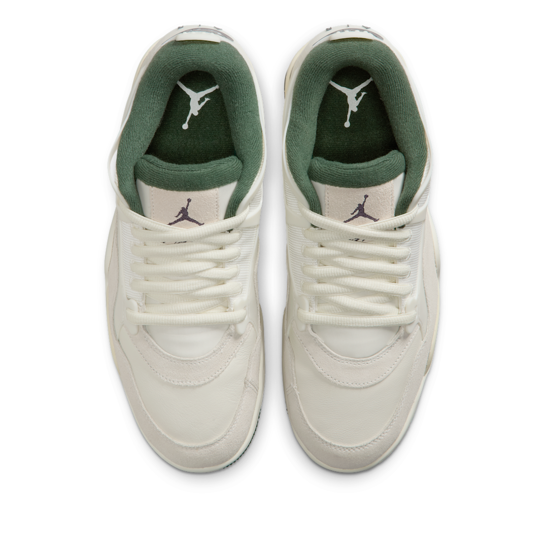 Air Jordan 4 RM Light Cream Midnight Green, Sail/Light Cream/Midnight Green/Dark Raisin (FQ7939-105)