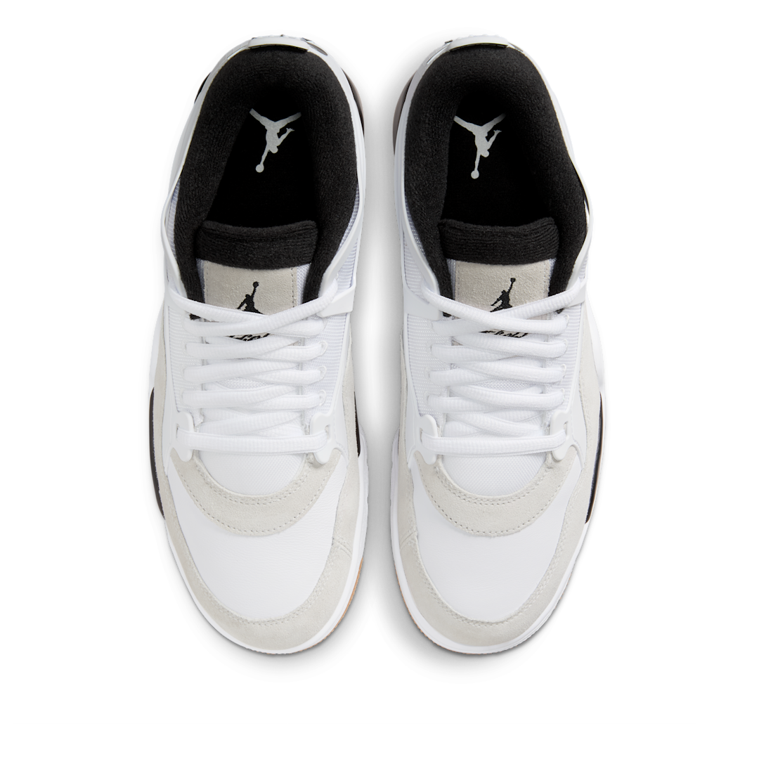 Air Jordan 4 RM Military Black, White/Black/Grey/Gum (FQ7939-110)