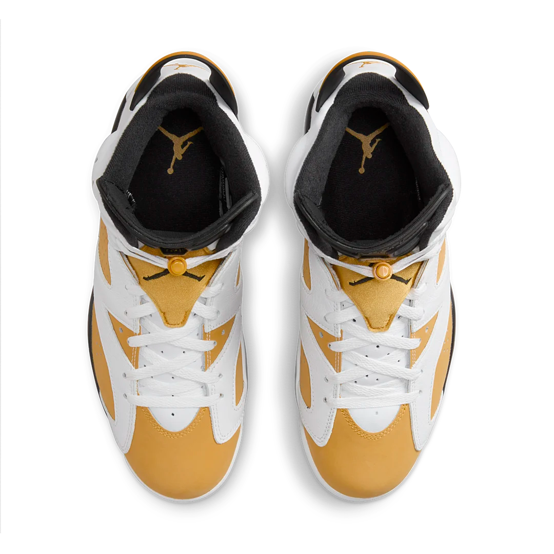 Air Jordan 6 Retro Yellow Ochre, White/Yellow Ochre-Black (CT8529-170 / 384665-170)