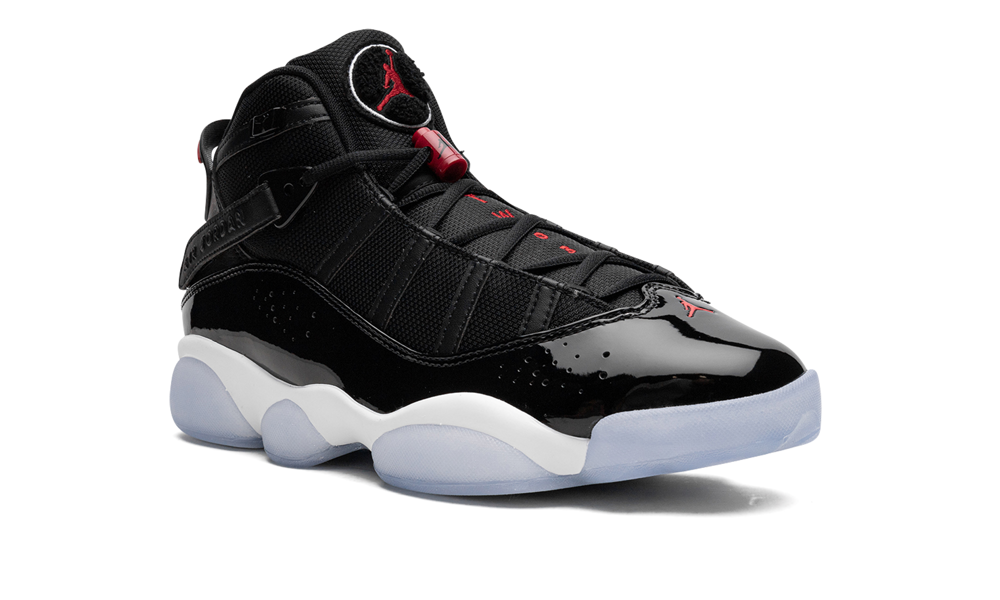 Air Jordan 6 Rings Black Gym Red