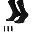 Air Jordan Everyday Crew Socks (3 Pairs) Black/White