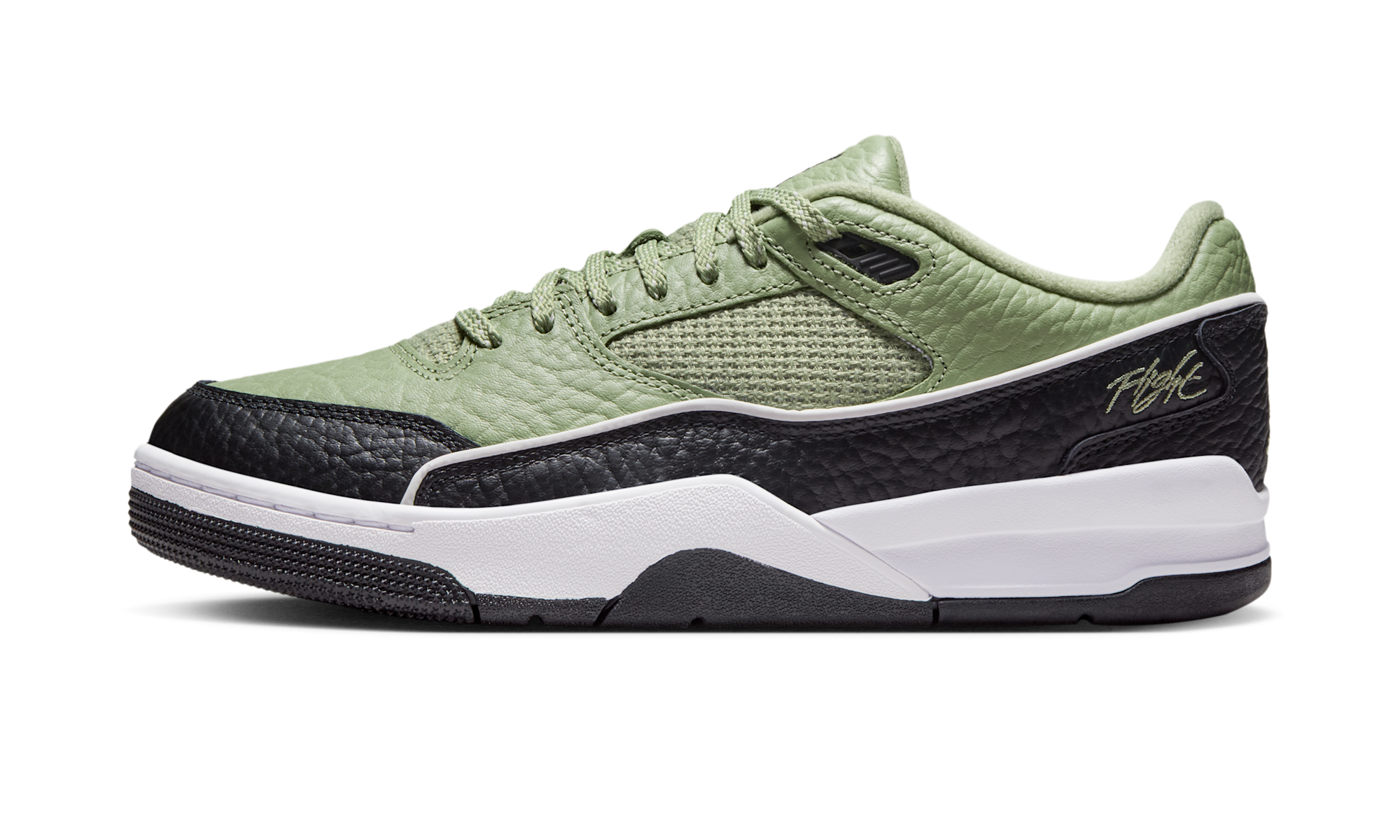 Air Jordan Flight Court Oil Green Black
