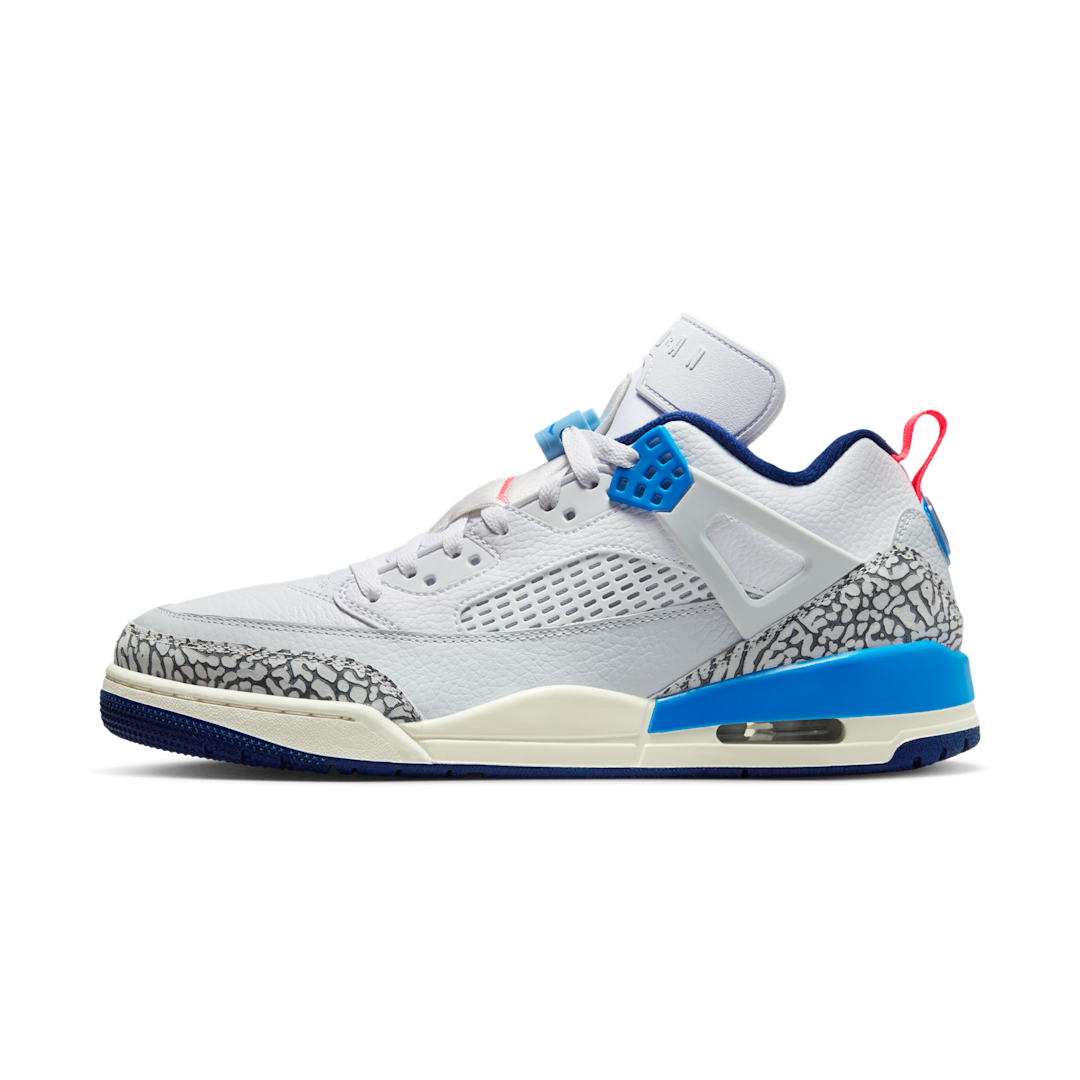 Air Jordan Spizike Low White Blue Void, White/Hot Lava/Pure Platinum/Blue Void (FQ1759-110)