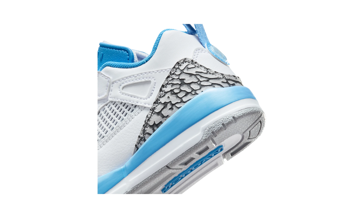 Air Jordan Spizike Low White Wolf Grey Anthracite University Blue (PS)