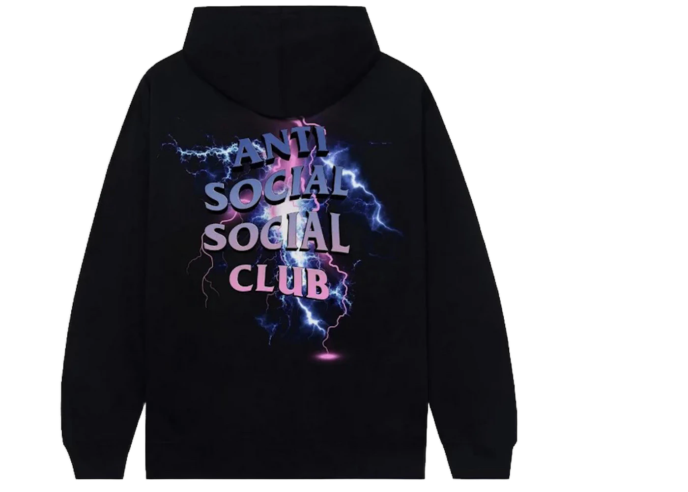 Anti Social Social Club Bolt From The Blue Hoodie Black