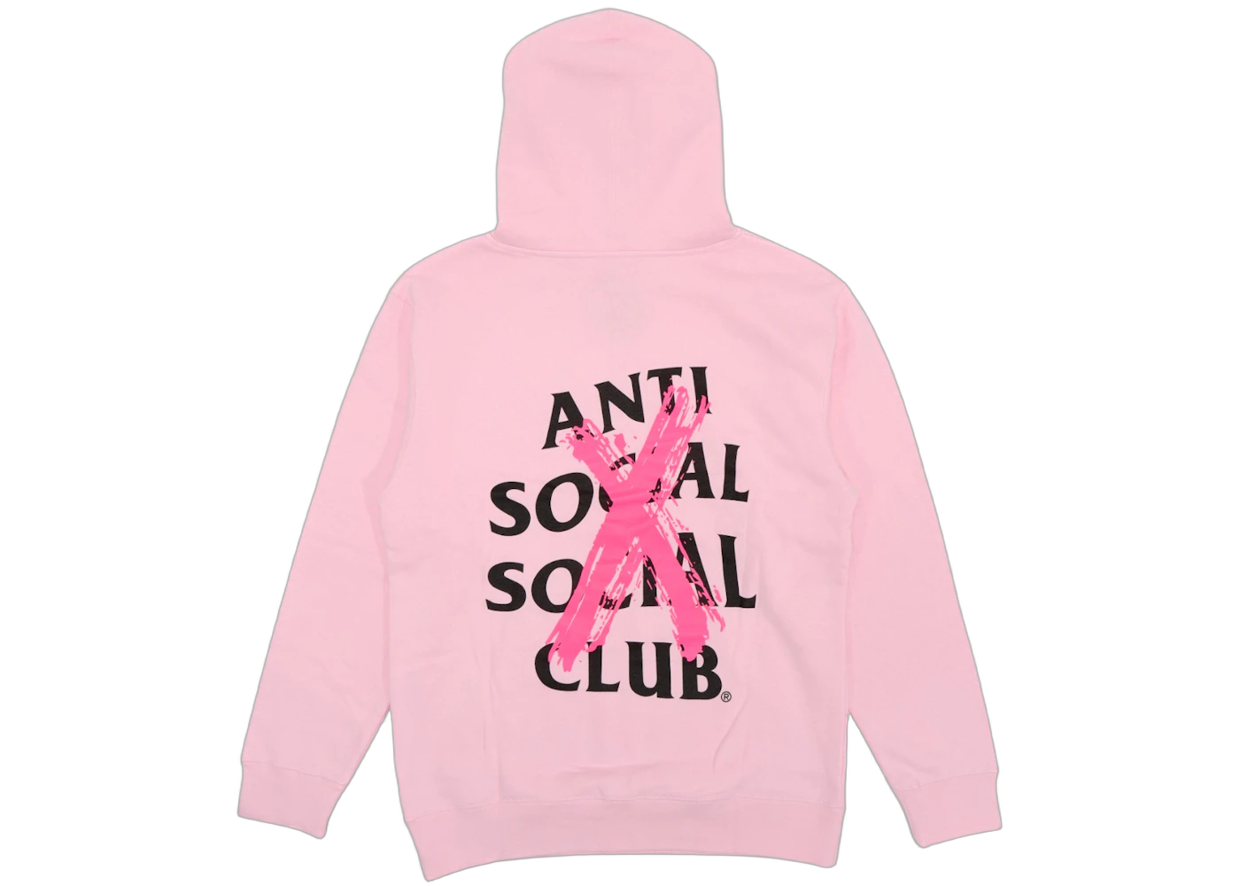 Anti Social Social Club Cancelled Hoodie Pink