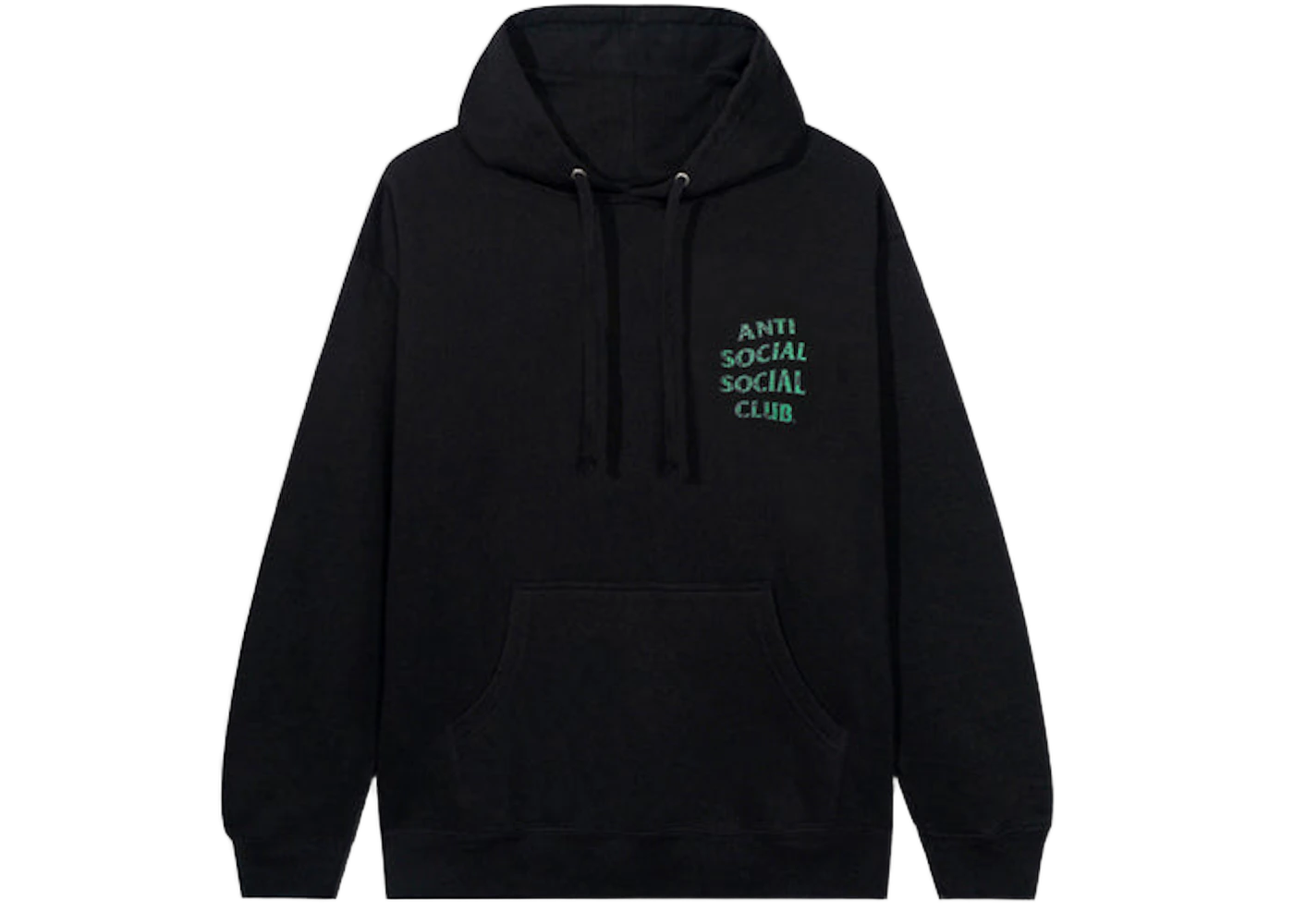 Anti Social Social Club Glitch Hoodie Black