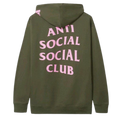 Anti Social Social Club x Undefeated Club Hoodie Olive
