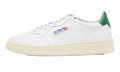 Autry Medalist Leather Low White Green