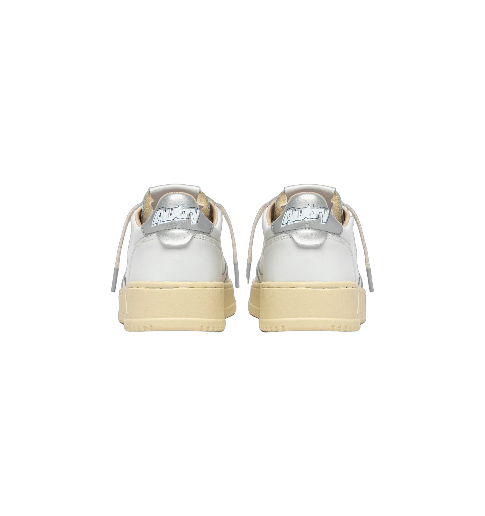 Autry Medalist Low White Silver