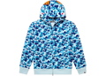 BAPE ABC Camo Shark Full Zip Hoodie Blue