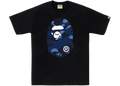 BAPE Color Camo Big Ape Head T-Shirt Black Navy