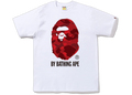 BAPE Color Camo T-Shirt White Red