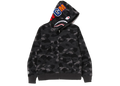 BAPE Color Camo Shark Full Zip Hoodie Black
