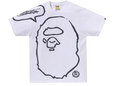 BAPE x Joshua Vides Ape Head T-Shirt White