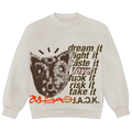 Cactus Jack by Travis Scott D.L.T.L.F.R.T. Crewneck Off White