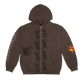 Cactus Jack by Travis Scott Reverse Dog Zip Up Hoodie Brown