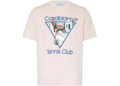 Casablanca Tennis Club Logo T-Shirt Nude