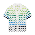 Casablanca Wave Knit Shirt Multicolor