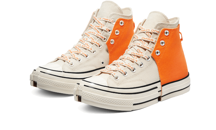 Converse Chuck Taylor All Star 70 Hi 2-in-1 Feng Chen Wang Orange Ivory, Persimmon Orange/Natural Ivory (169840C)