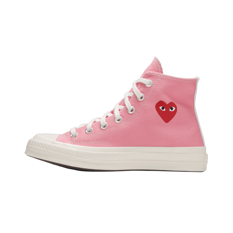 Converse Chuck Taylor All Star 70 Hi Comme des Garcons PLAY Bright Pink, Bright Pink (168301C)