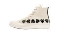 Converse Chuck Taylor All Star 70 Hi Comme des Garcons PLAY Multi-Heart Milk