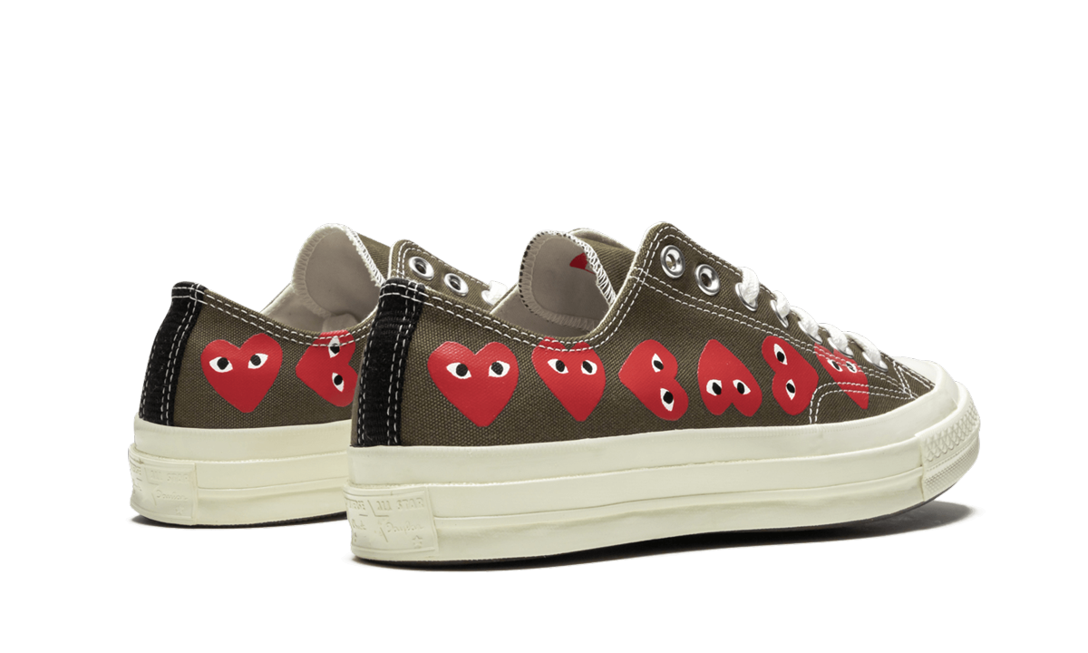 Converse Chuck Taylor All Star 70 Ox Comme des Garcons Multi Heart Green