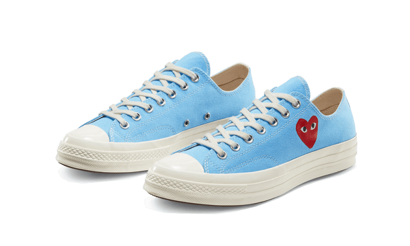 Converse Chuck Taylor All Star 70 Ox Comme des Garcons PLAY Bright Blue, Bright Blue (168303C)
