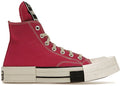 Converse TURBODRK Laceless Chuck Taylor All Star 70 Hi Rick Owens DRKSHDW Cactus Flower Pink