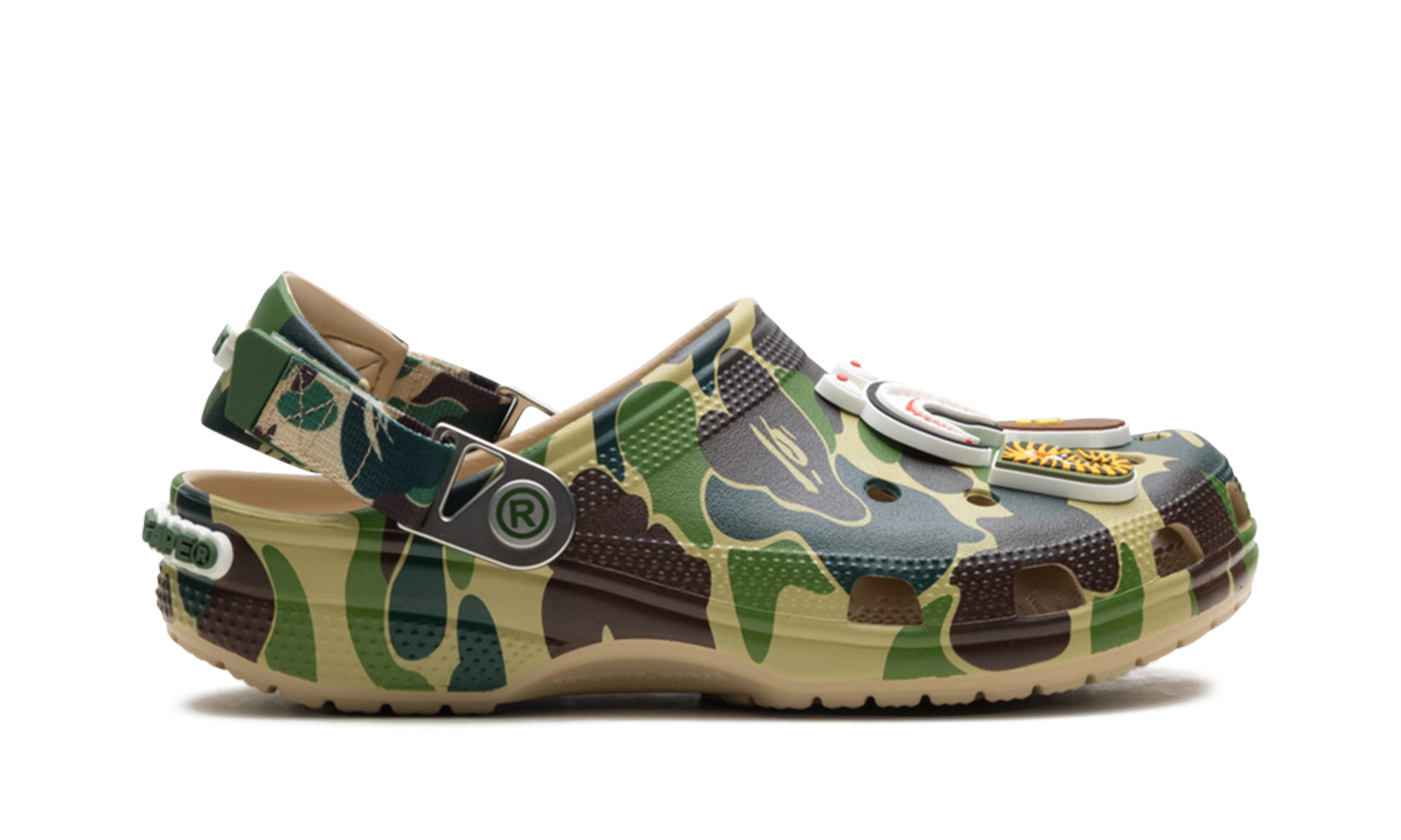 Crocs Classic Clog A Bathing Ape ABC Camo Green
