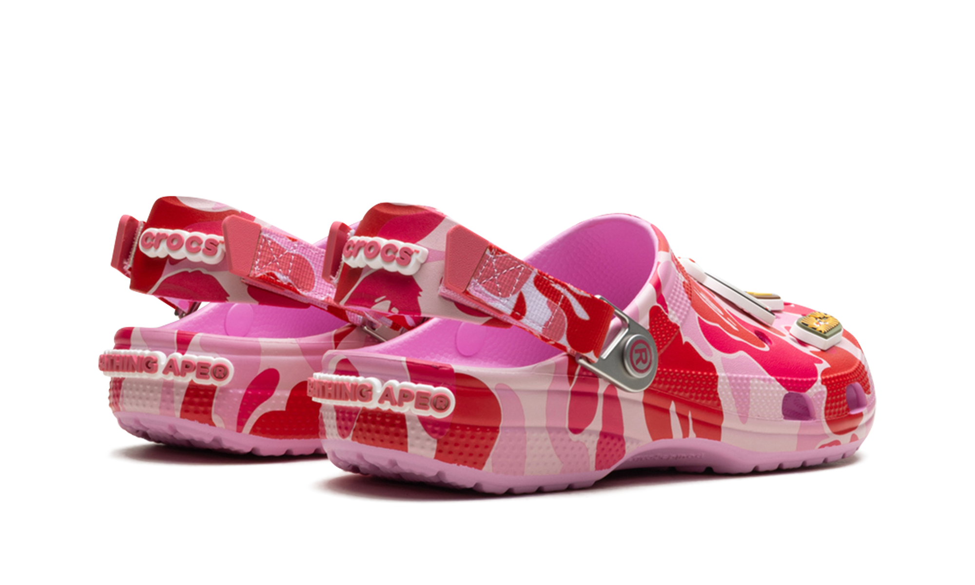Crocs Classic Clog A Bathing Ape ABC Camo Pink