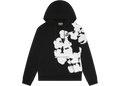 Denim Tears Big Cotton Wreath Hoodie Black