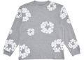 Denim Tears Long Sleeve Cotton Wreath T-shirt Grey