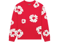 Denim Tears Long Sleeve Cotton Wreath T-shirt Red