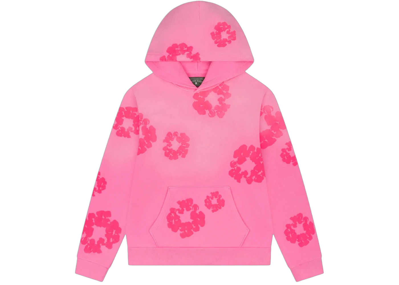 Denim Tears Mono Cotton Wreath Hoodie Pink, Pink (denim-tears-mono-cotton-wreath-hoodie-pink)