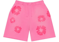 Denim Tears Mono Cotton Wreath Sweat Shorts Pink