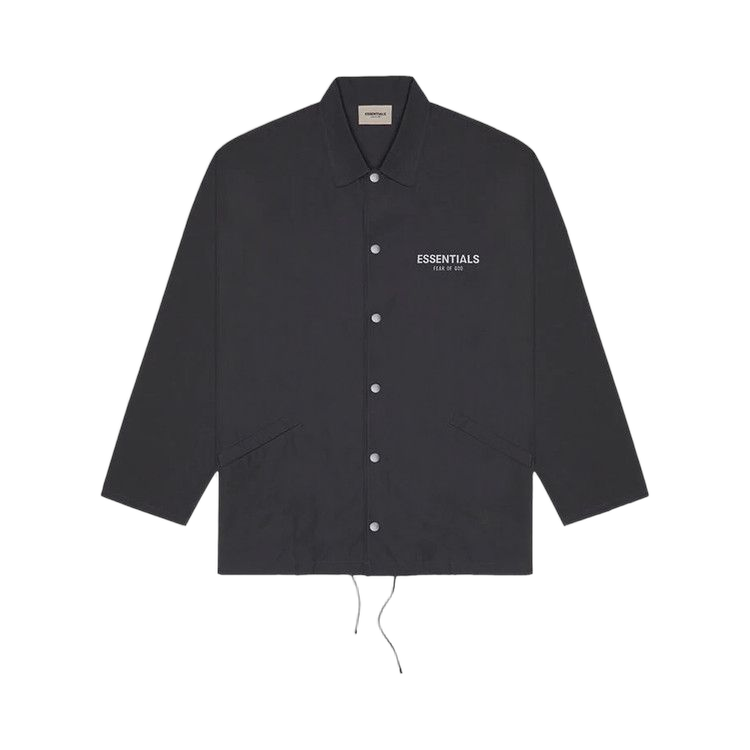 Fear of God Essentials Coach Jacket Black