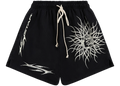Hellstar Flame Yang Short Black